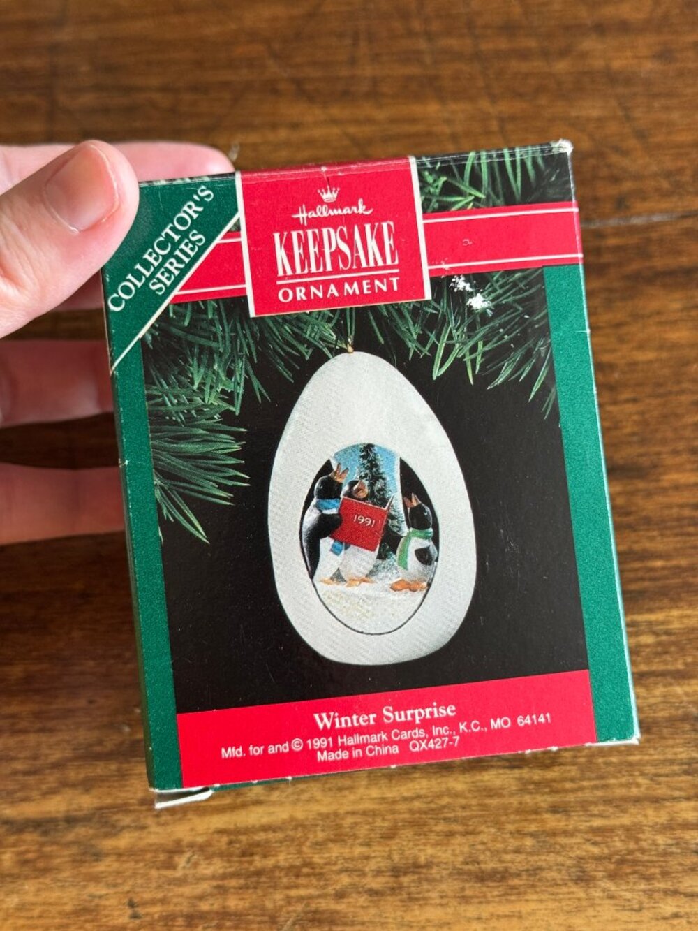 Four Penguin Ornament by Hallmark Collector's Series 1989, 1990, 1991 or 1992 - Picture 4 of 16